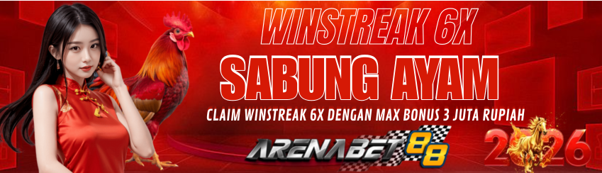 SABUNG AYAM WINSTREAK 6X
