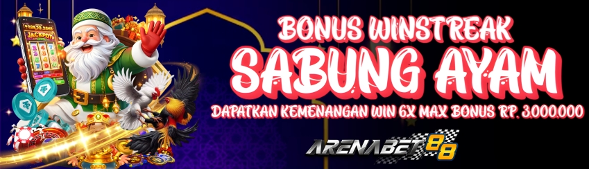 SABUNG AYAM WINSTREAK 6X