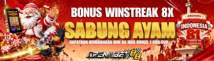 SABUNG AYAM WINSTREAK 8X