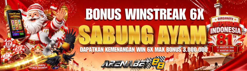 SABUNG AYAM WINSTREAK 6X